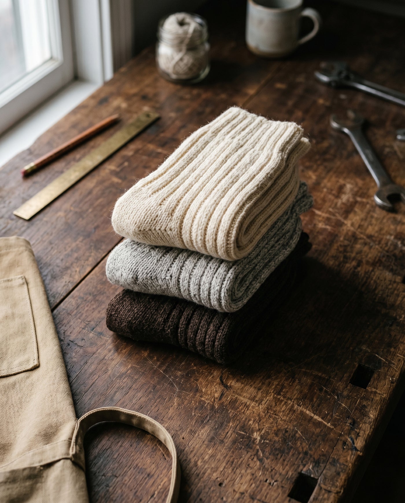 Wollsocken Heritage, 3er-Pack